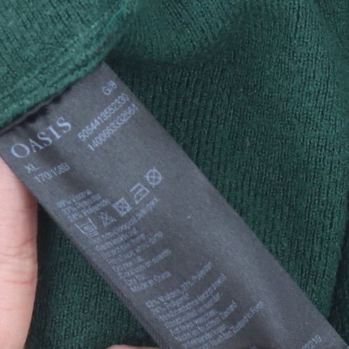 Oasis Women's Green XL Pullover Jumper