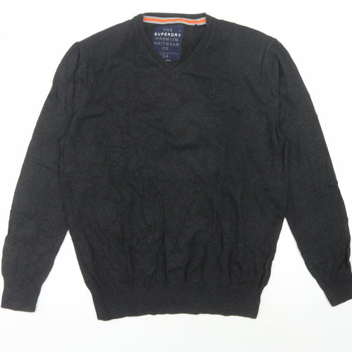 Superdry Men's Black 2XL Pullover Jumper Knitwear