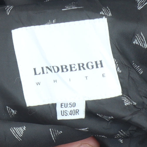 Lindbergh Men's Grey Blazer UK 40R Single-Breasted