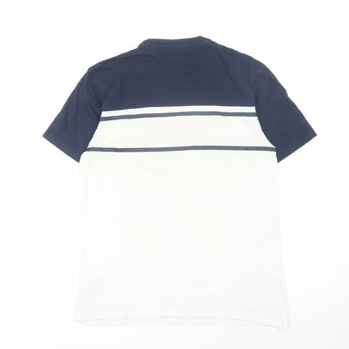 McKenzie Men's L Blue White Sports T-Shirt