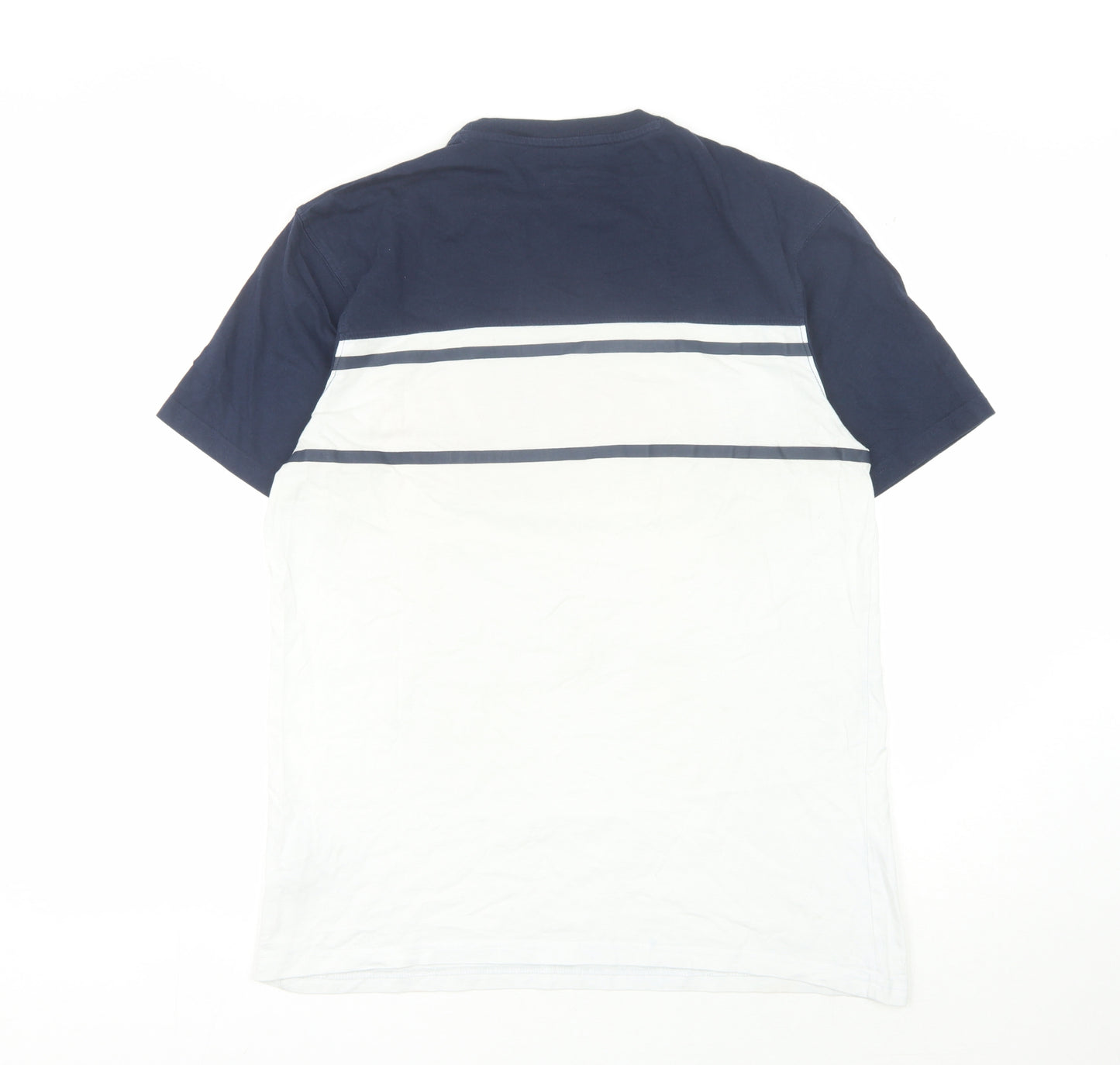 McKenzie Men's L Blue White Sports T-Shirt