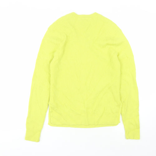 Marks and Spencer Women's Yellow Pullover Jumper, M