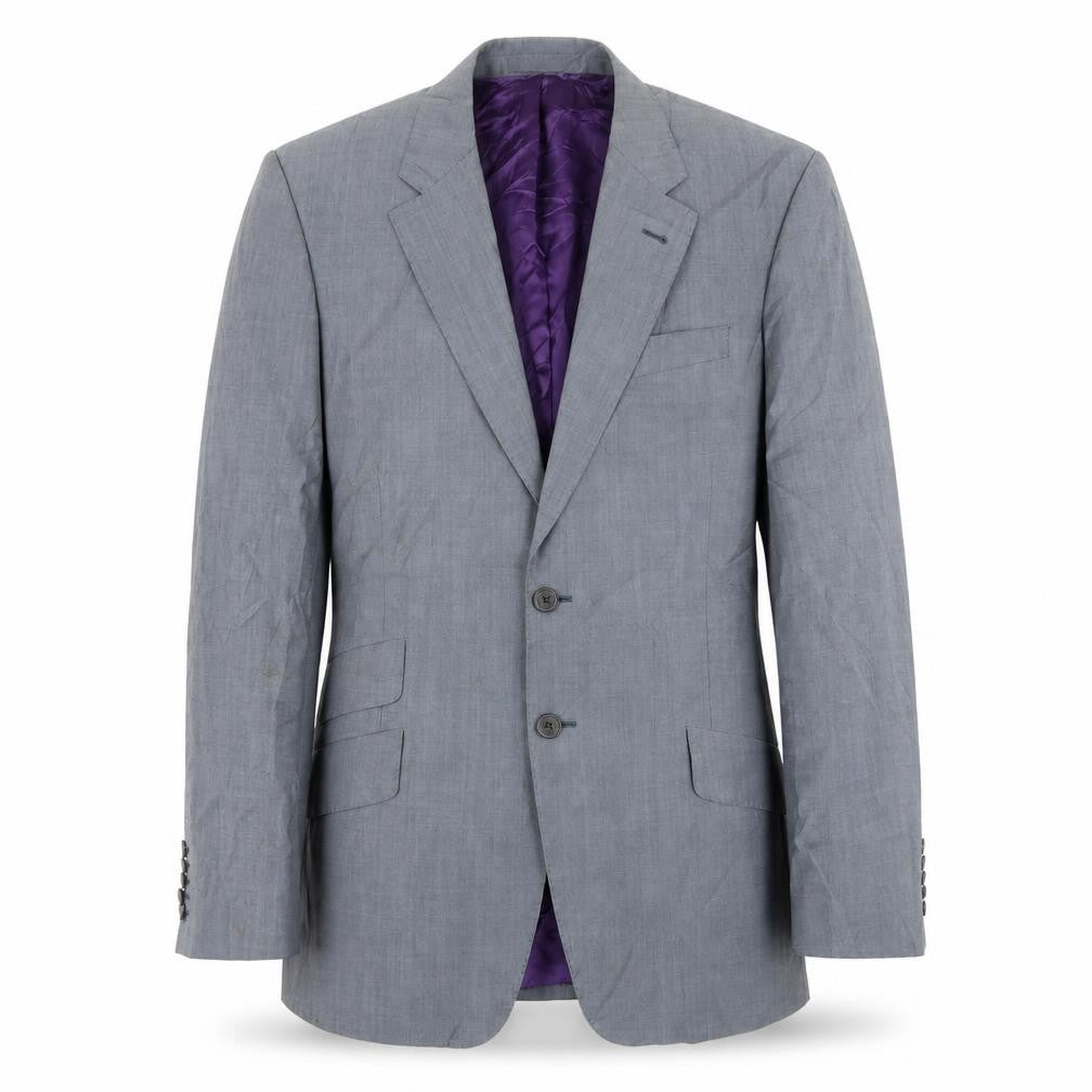 Front view of Paul Smith Men's Grey Blazer Jacket, size 38R