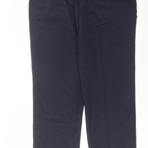Brook Taverner Men's Blue Trousers, Size 38 W, Business Casual