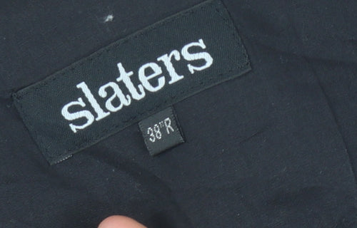 Slaters Men's Black Trousers Size 38R