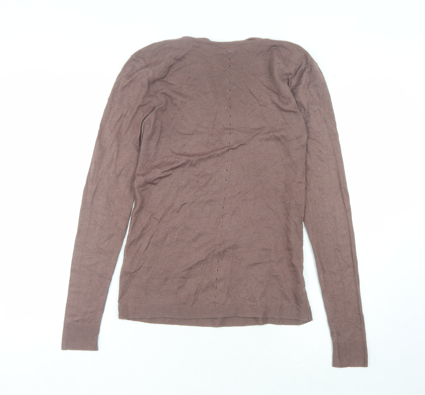 Jigsaw Women’s Brown Cowl Neck Knit Jumper - Size S