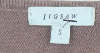 Jigsaw Women’s Brown Cowl Neck Knit Jumper - Size S