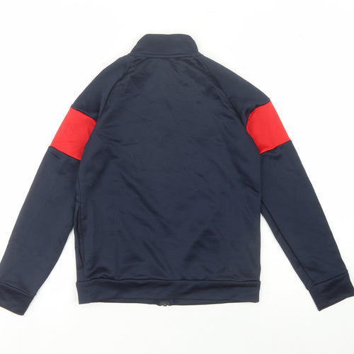 Adidas Boys Blue Full Zip Sweatshirt 9-10 Years