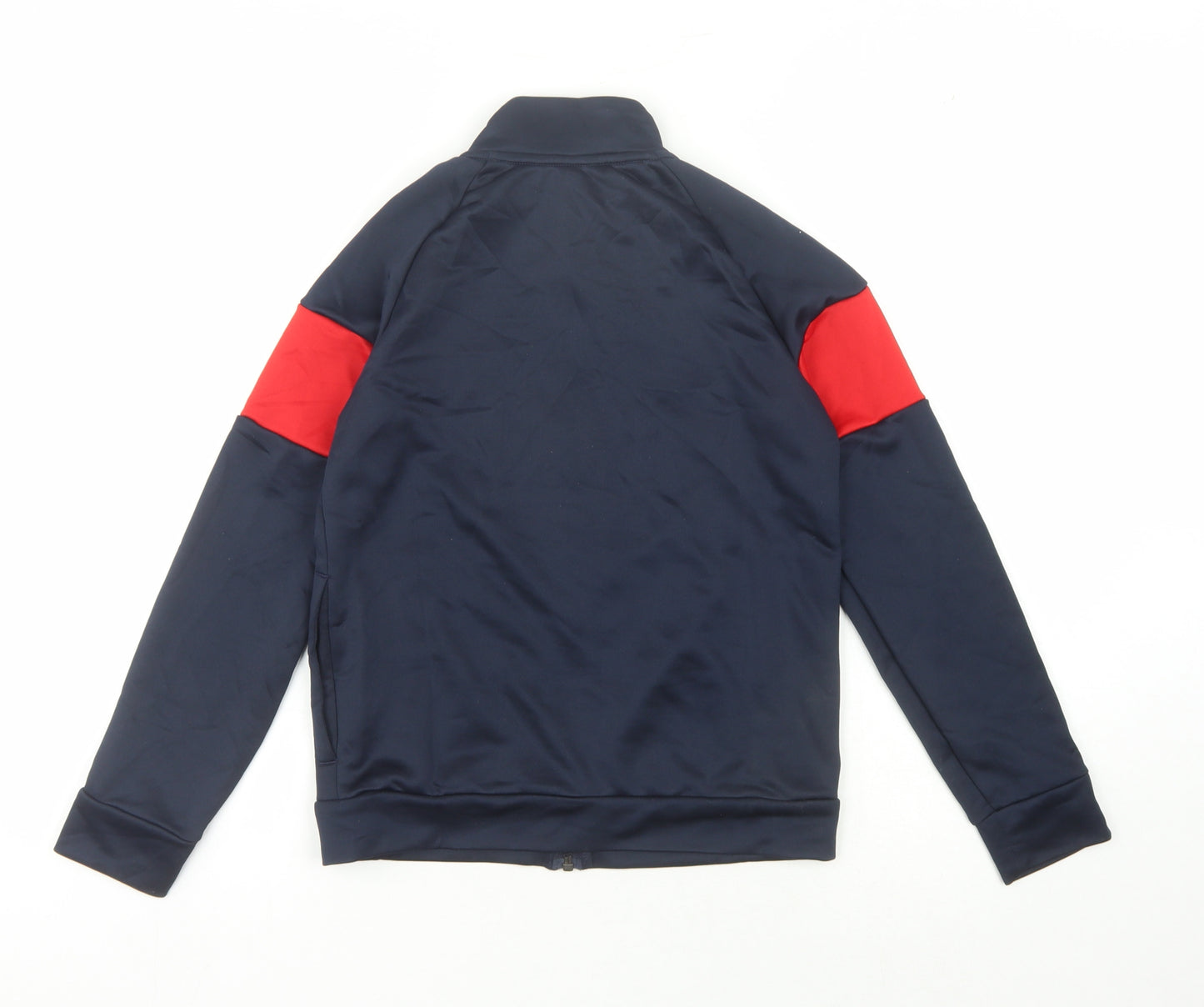 Adidas Boys Blue Full Zip Sweatshirt 9-10 Years