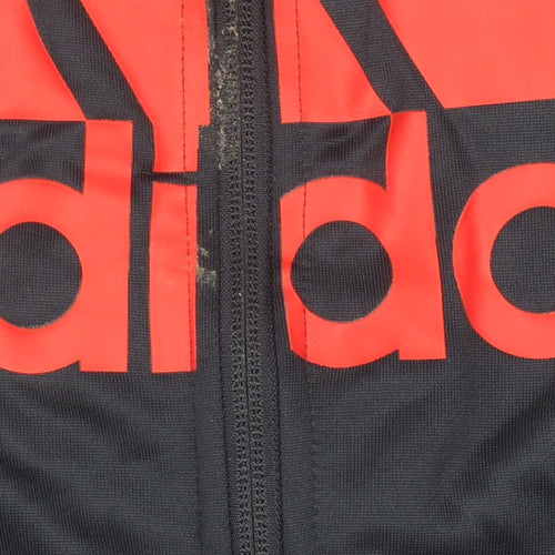 Adidas Boys Blue Full Zip Sweatshirt 9-10 Years