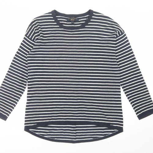 Paul Costelloe Women’s Blue Striped Pullover Jumper, M