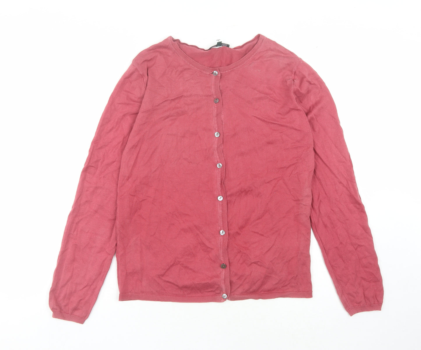 Racing Green Women's Red Cardigan Size 10
