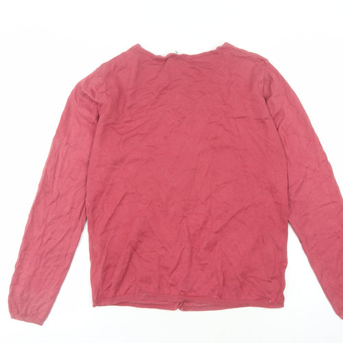 Racing Green Women's Red Cardigan Size 10