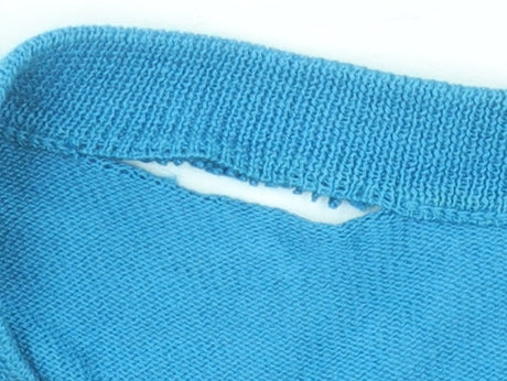 Hobbs Women's Blue Cotton Cardigan Size 12