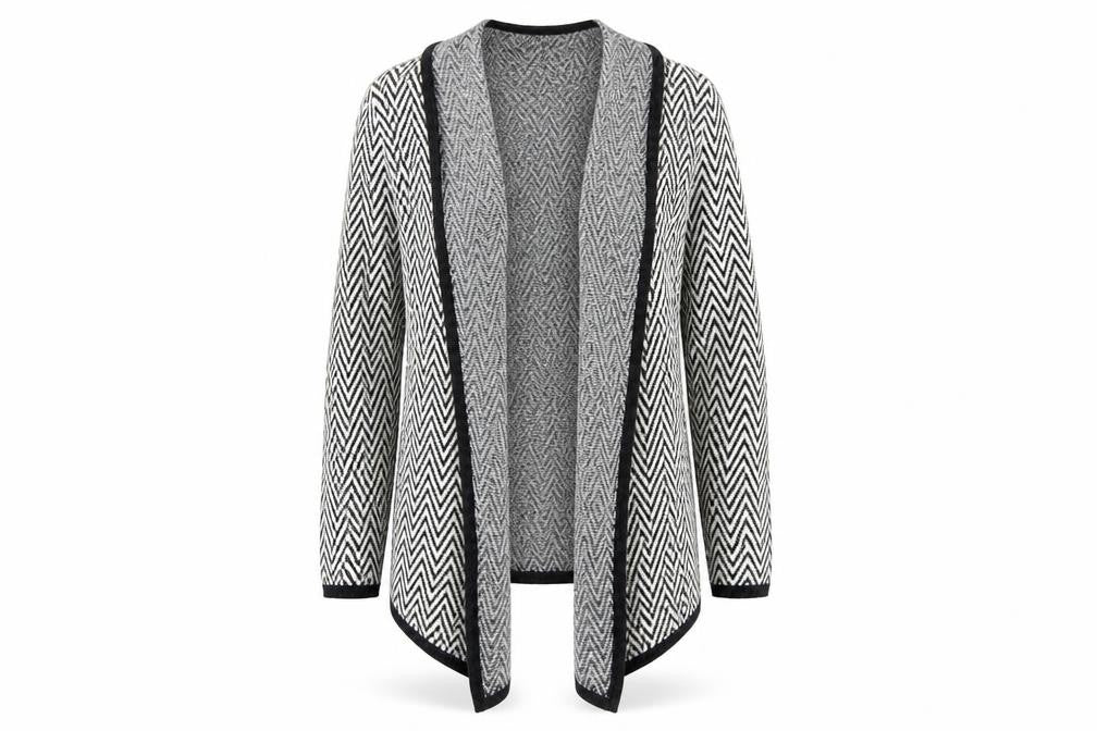 Fenn Wright Manson Women's Grey open Front Cardigan - L
