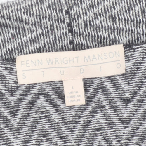 Fenn Wright Manson Women's Grey open Front Cardigan - L