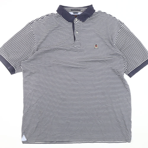 Tommy Hilfiger Men's Multicoloured Striped Polo XL