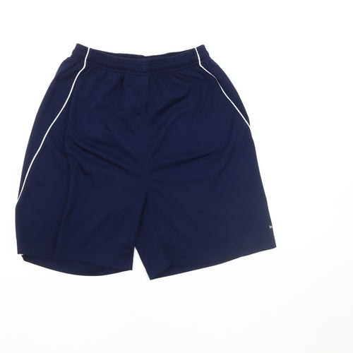 Le Coq Sportif Men's Blue Athletic Shorts M