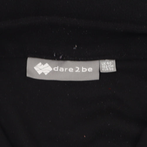 Dare 2b Men's Black Fleece Sweatshirt L 1/4 Zip