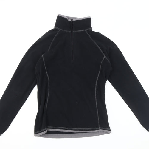 Mountain Warehouse Women's Black Fleece Sweatshirt, Size 8