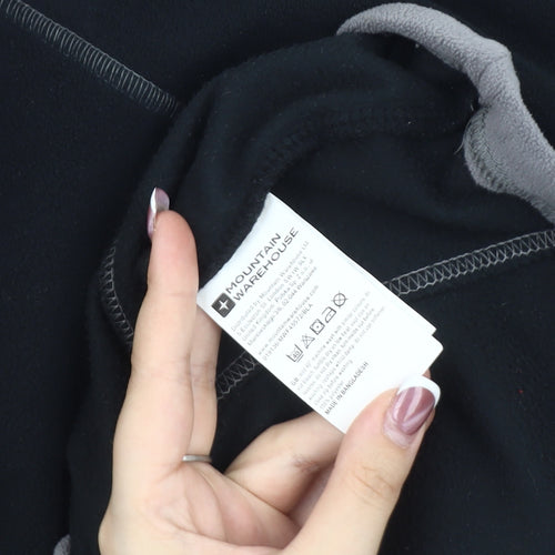 Mountain Warehouse Women's Black Fleece Sweatshirt, Size 8