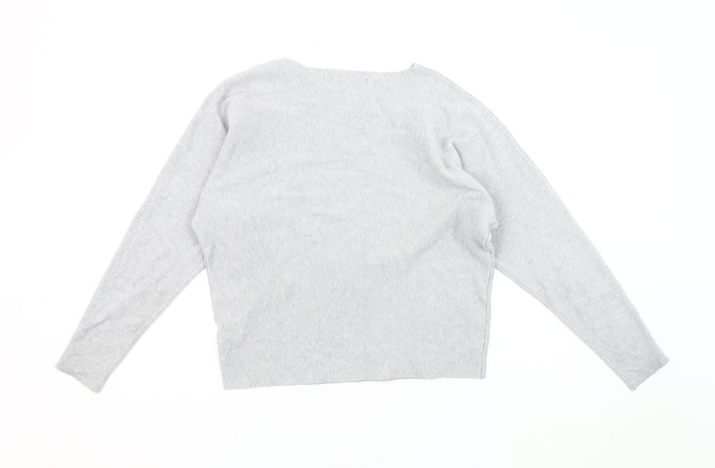Karen Millen Women's Grey Boat Neck Pullover Jumper XS