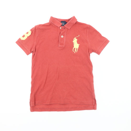 Polo Ralph Lauren Boys Red Polo Shirt 5 Years