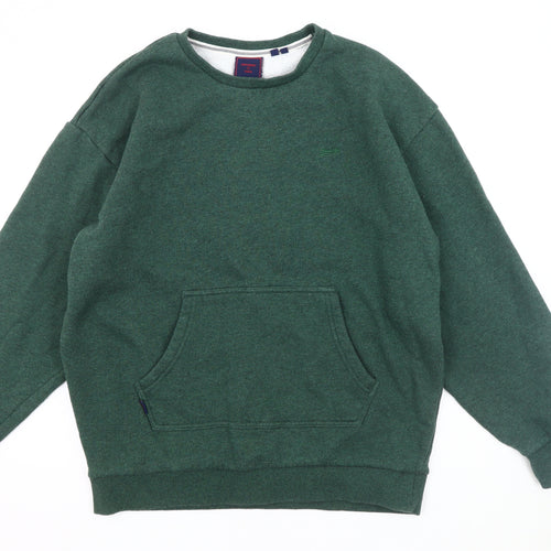 Superdry Men's Green Pullover Sweatshirt XS
