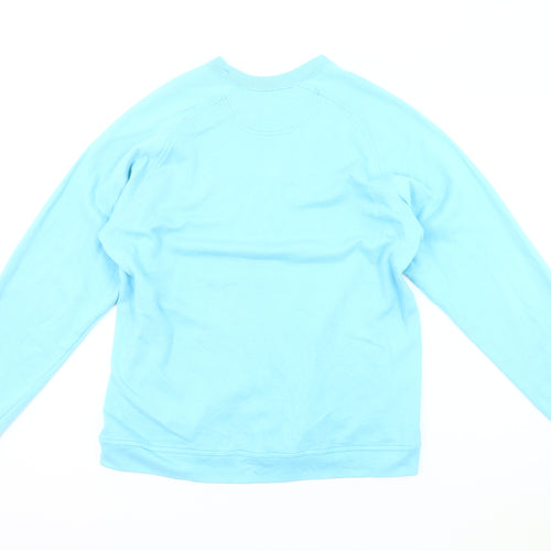 Champion Men's Blue Pullover Sweatshirt, Medium, Logo