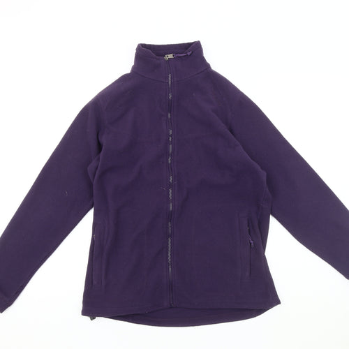 Tog 24 Women's Purple Fleece Jacket Size 10/12