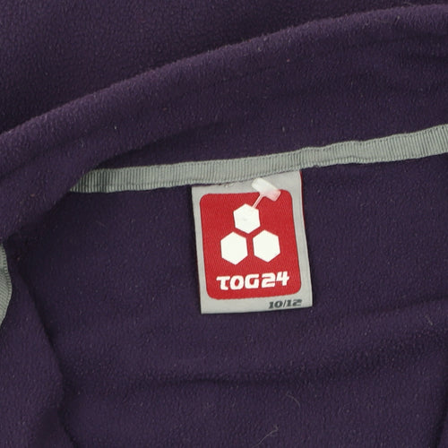 Tog 24 Women's Purple Fleece Jacket Size 10/12