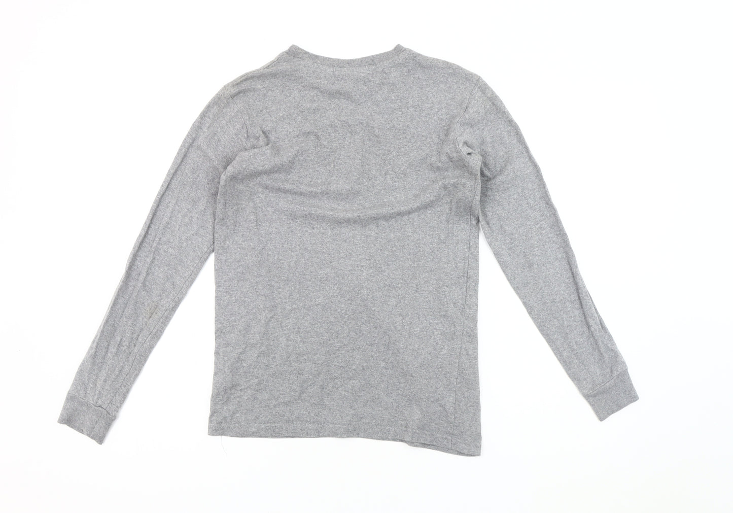 FILA Unisex Grey Long Sleeve Crew Neck T-Shirt