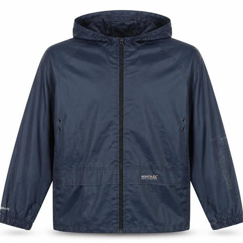 Regatta Boys Blue Windbreaker Jacket, Hooded, Size 9-10