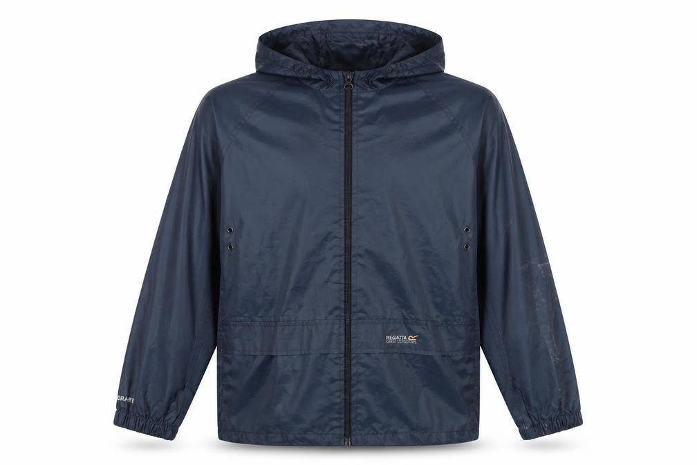 Regatta Boys Blue Windbreaker Jacket, Hooded, Size 9-10
