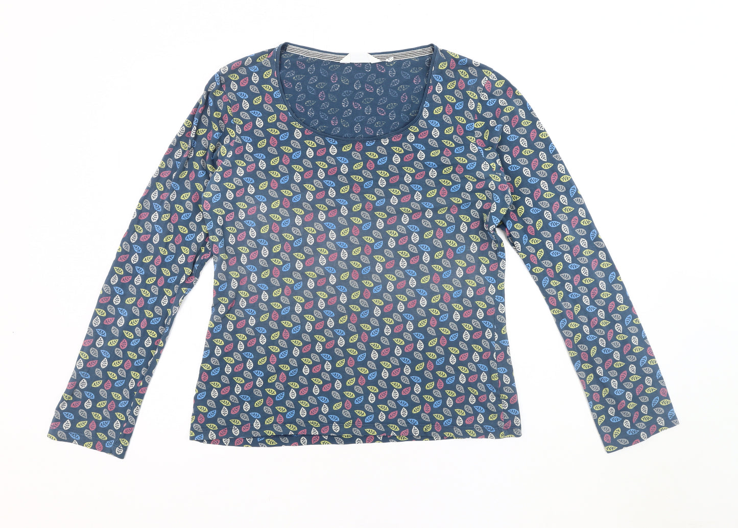 Seasalt Women's Blue Floral T-Shirt Size 14
