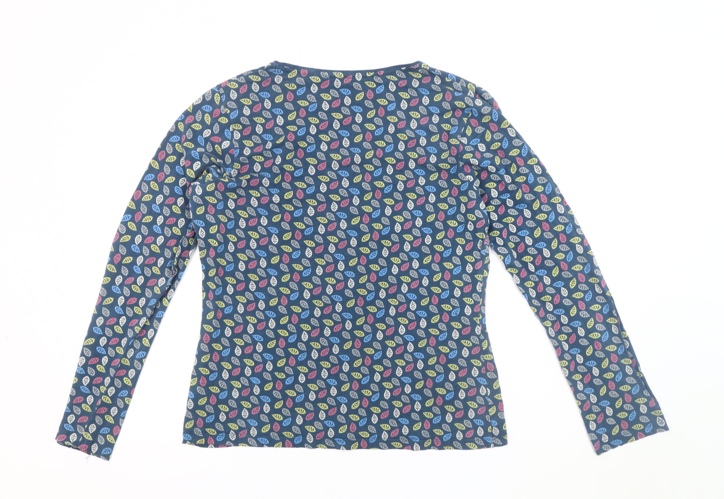 Seasalt Women's Blue Floral T-Shirt Size 14