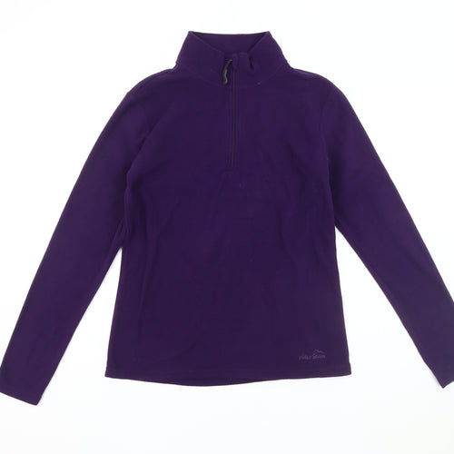 Peter Storm Women's Purple Fleece Pullover Sweatshirt