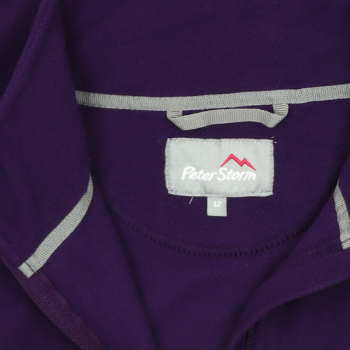 Peter Storm Women's Purple Fleece Pullover Sweatshirt