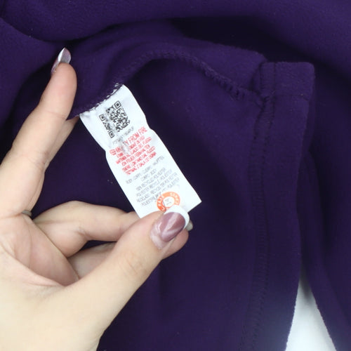 Peter Storm Women's Purple Fleece Pullover Sweatshirt