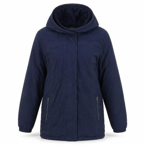 Regatta Women's Blue Hooded Parka Jacket Size 10