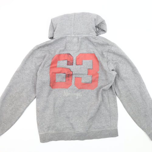 Jack & Jones Men’s Grey Hooded Jacket, Size M, Casual Wear