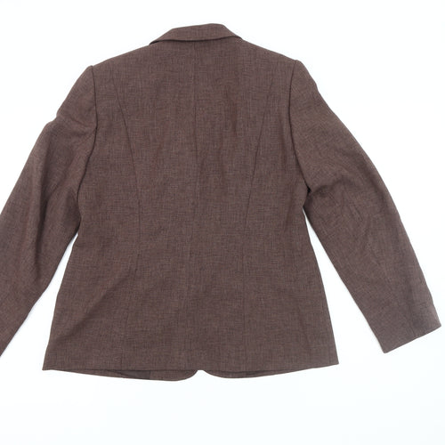 Eastex Women's Brown Suit Jacket Size 10 Classic Fit