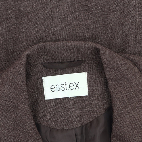 Eastex Women's Brown Suit Jacket Size 10 Classic Fit