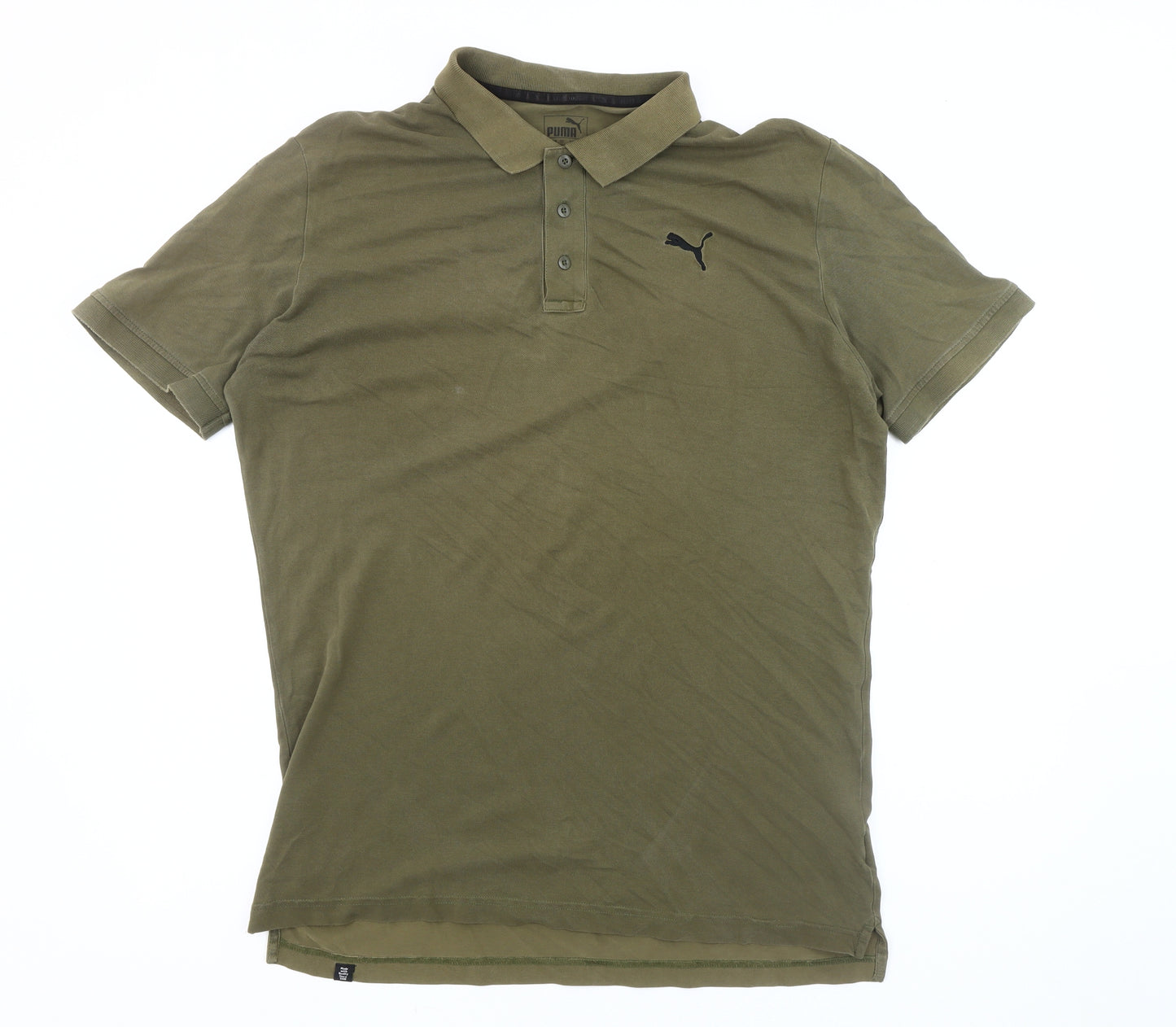 Puma Men's Green Polo Shirt L Classic Fit