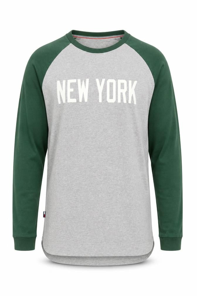 Front view of Hilfiger Denim Men’s Grey Pullover Sweatshirt L