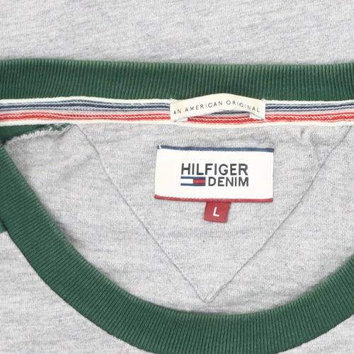 Hilfiger Denim Men’s Grey Pullover Sweatshirt L