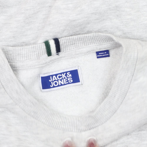 Jack & Jones Boys Grey Pullover Sweatshirt, Size 12 Years