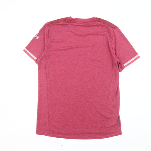 Adidas Women's Pink Short Sleeve Gym Top M