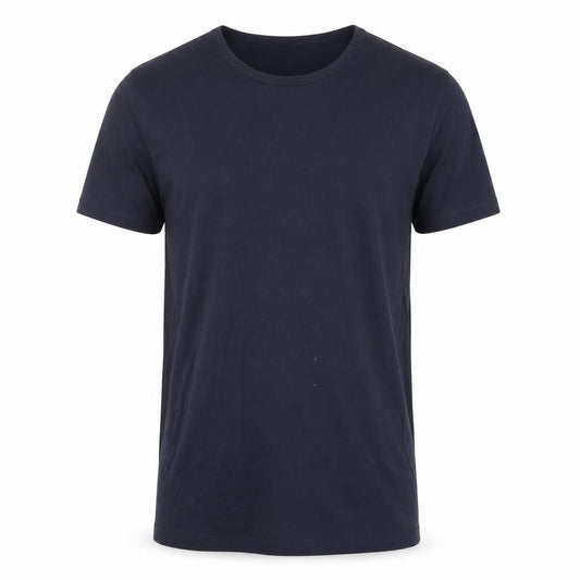 Front view of Jack & Jones Men's Blue S Basic T-Shirt