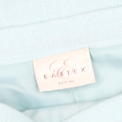 Eastex Women's Blue Midi Flare Skirt, Size 12